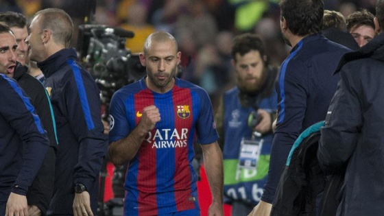 Mascherano, Barcelona'ya veda etti