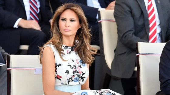 Melania Trump eşinden ayrı ilk kez tura çıkıyor