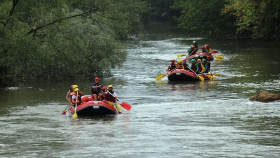 Melen Çayı'nda rafting turları başladı