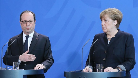 Merkel ve Hollande'dan ortak Suriye açıklaması