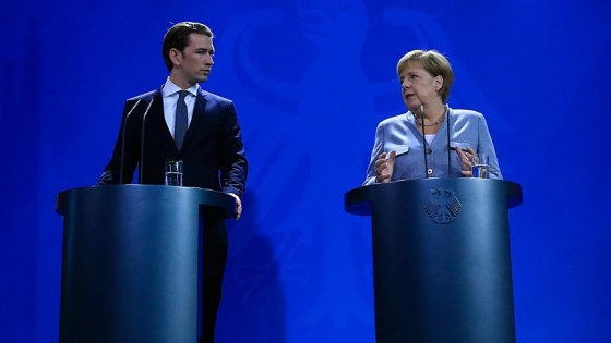 Merkel ve Kurz AB'nin dış sınırlarını korumayı istiyor