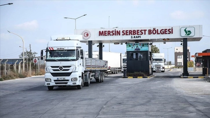 Mersin Serbest Bölgesi'nin 6 aylık ticaret hacmi 1,8 milyar dolara ulaştı