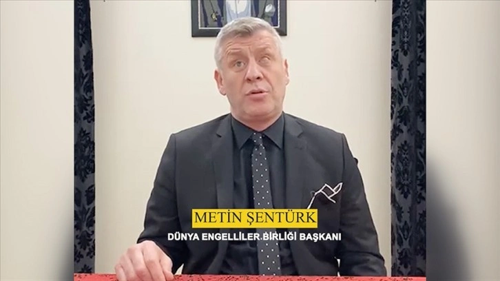 Metin Şentürk, Engelliler Haftası dolayısıyla destek istedi