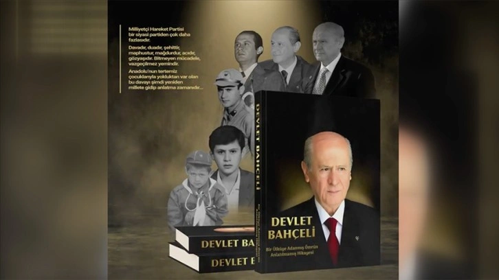 MHP Genel Başkanı Devlet Bahçeli'nin hayatı kitap oldu