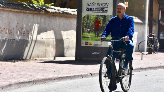 Milletvekili Sorgun 54 yıldır bisiklet sevdasından vazgeçmedi