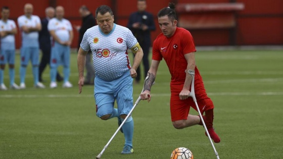 Milli Ampute Futbol Takımı Yargıtay üyelerini yendi