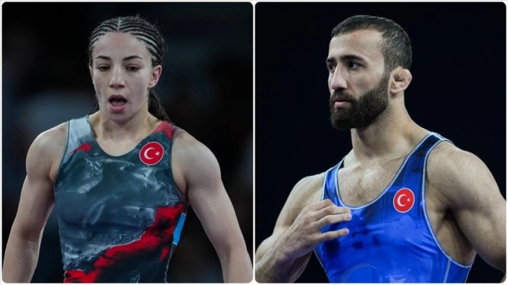 Milli güreşçiler Burhan Akbudak ve Evin Demirhan Yavuz Olimpiyat Oyunları'na veda etti