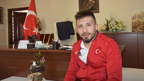 Milli güreşçinin hedefi önce dünya sonra olimpiyat şampiyonluğu