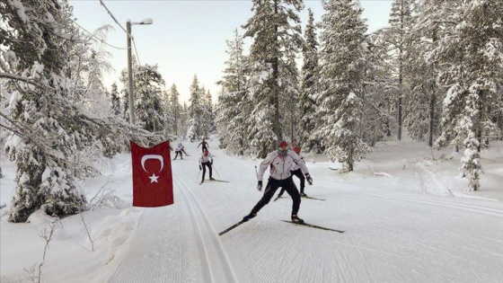 Milli kayakçılar, Finlandiya'da kamp yapıyor