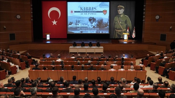 Milli Savunma Üniversitesinde "Kıbrıs Barış Harekatı 50. Yıl Paneli" düzenlendi