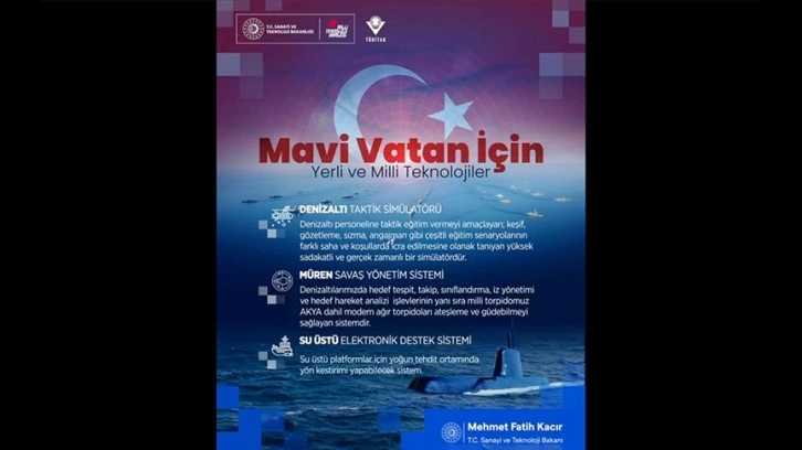 Milli Teknoloji Hamlesi "Mavi Vatan"a güç katıyor