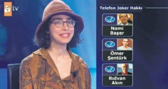 'Milyoner'in kadrolu telefon jokeri: Prof. Dr. Nami Başer