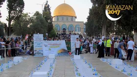 Mirasımız Derneği'nden Mescid-i Aksa'da her gün iftar