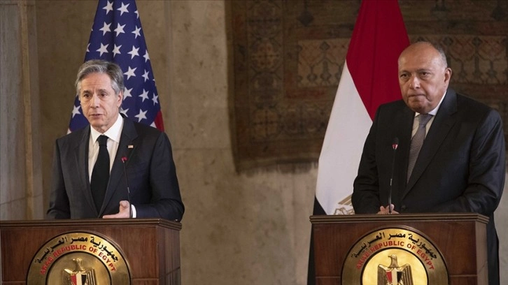 Mısır ve ABD Dışişleri Bakanları, Gazze'de "en kısa sürede ateşkes" konusunu görüştü
