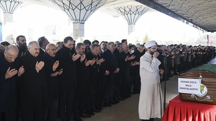 MKE Ankaragücü Başkanı Faruk Koca'nın babası Osman Koca son yolculuğuna uğurlandı