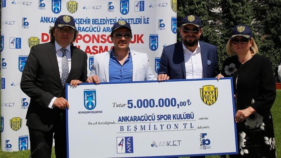 MKE Ankaragücü'ne sponsor desteği