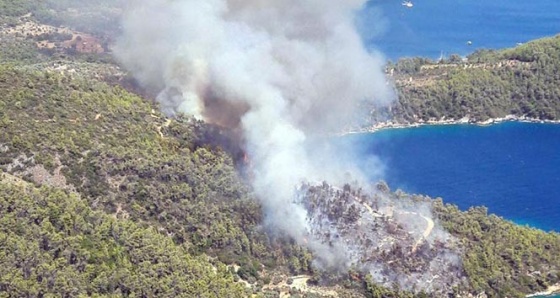 Muğla'da orman yangını büyüyor