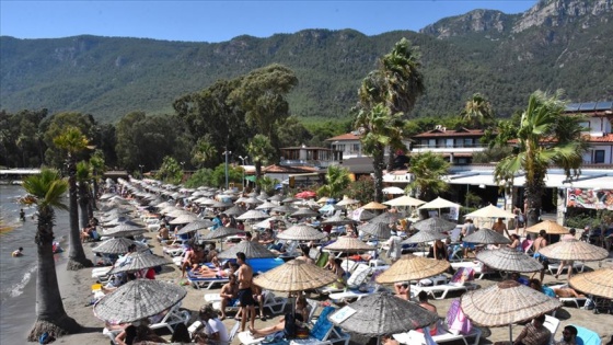 Muğla sahillerinde bayram yoğunluğu