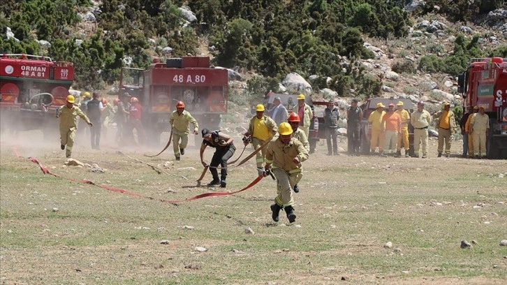 Muğla'da 'alev savaşçıları'nın olası yangınlara karşı hazırlıkları sürüyor