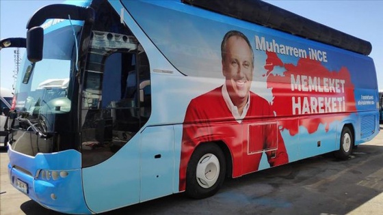 Muharrem İnce'nin 'Bin Günde Memleket Hareketi' için otobüs hazırlandı