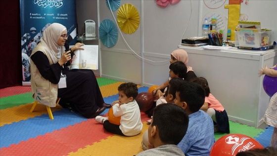 Mültecilerle ilgili STK'lar Arapça Kitap Fuarı'nda