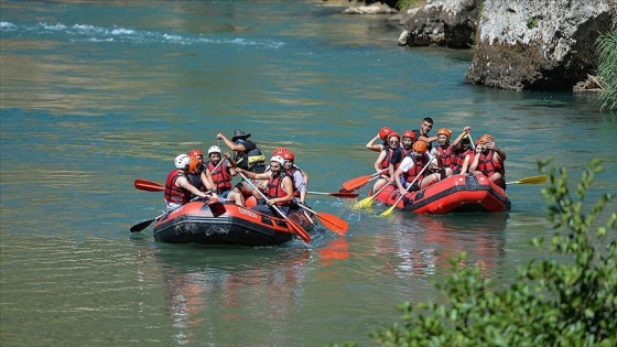 'Munzur Çayı' rafting tutkunları için çekim alanı oldu