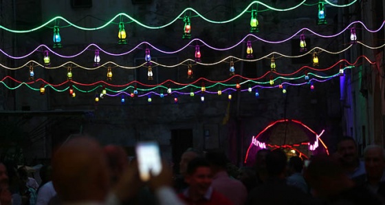 Nablus'ta Ramazan sevinci