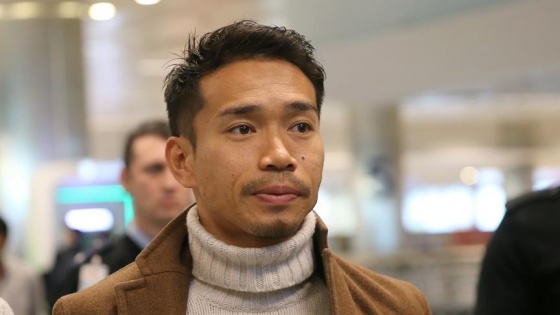 Nagatomo, Galatasaray için İstanbul'a geldi