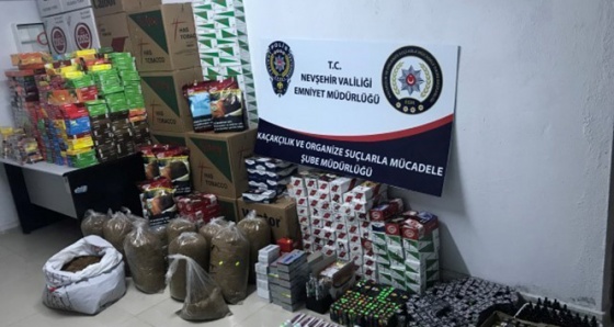 Nevşehir’de 225 kilo 741 gram tütün ele geçirildi