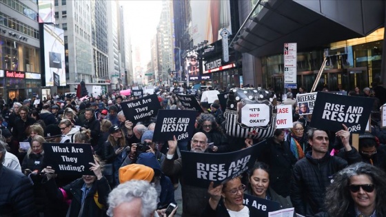 New York'ta 'Mueller raporu' protestosu