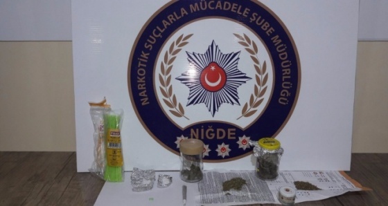 Niğde'de uyuşturucu operasyonu:2 kişi tutuklandı