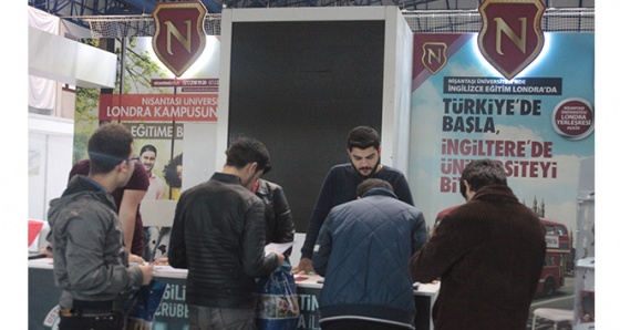 Nişantaşı Üniversitesi standına yoğun ilgi