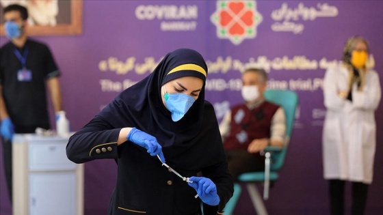 Nüfusu 83 milyonu bulan İran'da şu ana kadar 161 bin doz Kovid-19 aşısı yapıldı