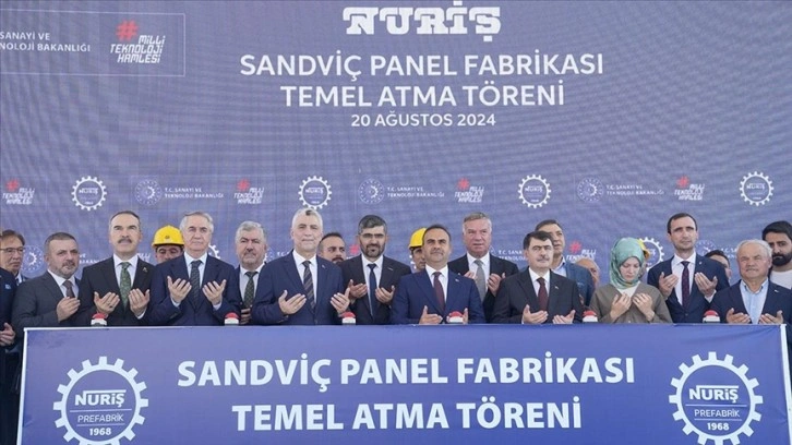 Nuriş Sandviç Panel Fabrikası Temel Atma Töreni gerçekleşti