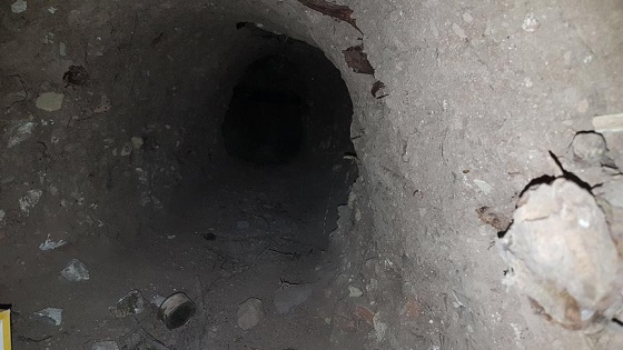 Nusaybin&#039;de Suriye sınırına kadar uzanan tünel bulundu
