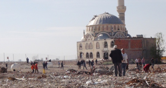 Nusaybin’de tellerin bir bölümü kaldırıldı