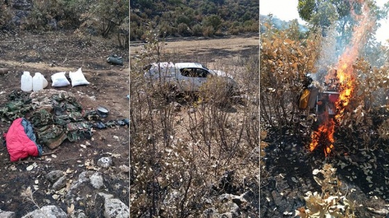 Nusaybin'de tuzaklanmış 3 araç ele geçirildi