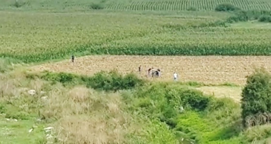 Oğlunu öldüren babanın yakalanma anı kameralarda