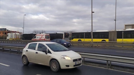 Okmeydanı'nda metrobüs kazası