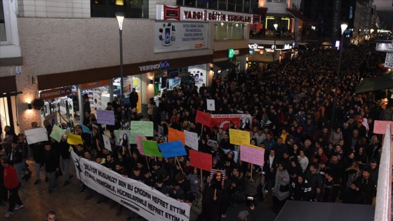 Ordu'da Ceren Özdemir anısına bale kursundan evine yürüyüş düzenlendi