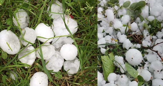 Ordu’da ceviz büyüklüğünde dolu yağdı