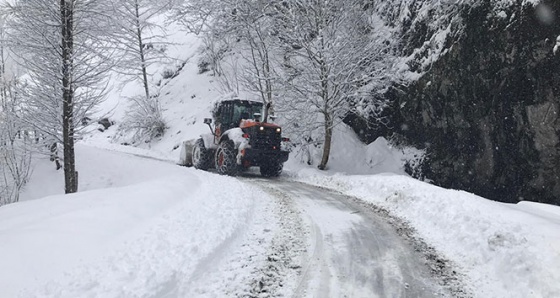 Ordu’da kar kalınlığı 65 cm