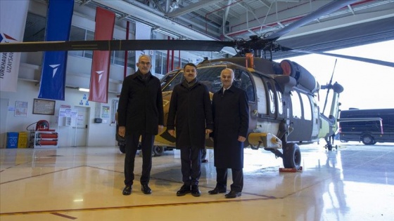 Orman yangınlarıyla mücadelede yerli helikopter atağı