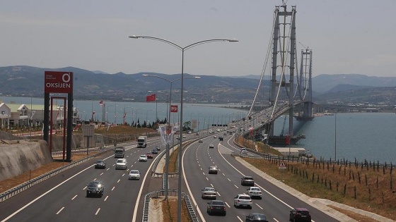 'Osmangazi Köprüsü'nden günde ortalama 21 bin araç geçiyor'