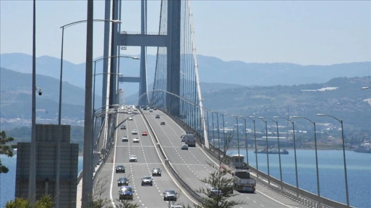 Osmangazi Köprüsü'nde yılın ilk yarısında 