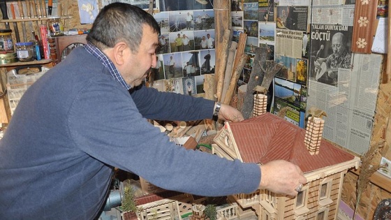 Osmanlı sanatını ahşap eserlerde yaşatıyor