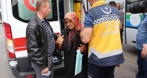 Otobüsün çarptığı yaşlı adama eşinden şok tepki!