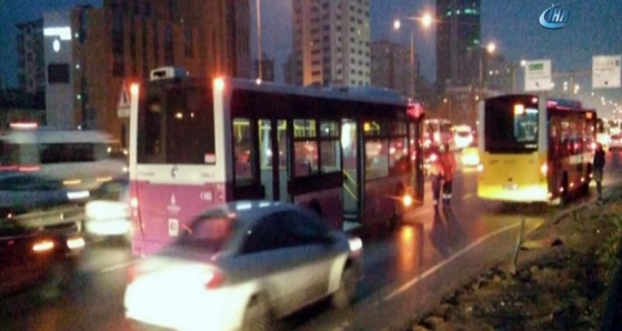 Özel Halk Otobüsü şoförüne kurşun yağmuru