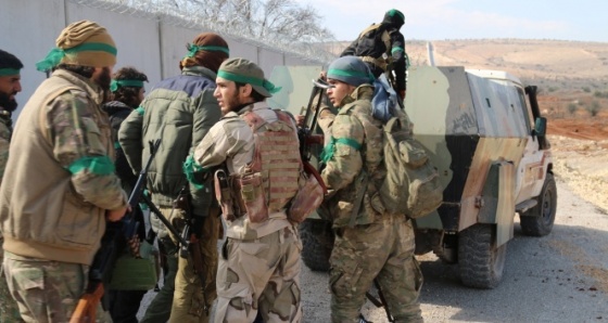 Özgür Suriye Ordusu PYD’li teröristleri ateş altına aldı