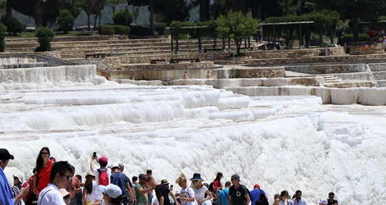 Pamukkale'de tüm zamanların rekoru kırıldı